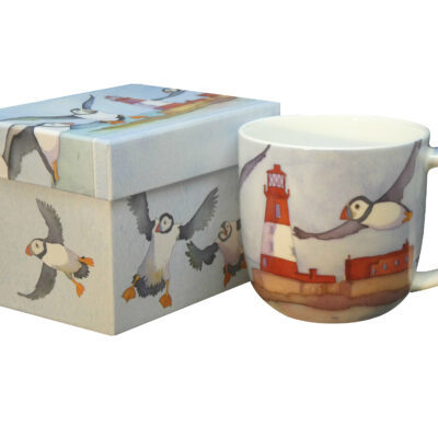 Becher in Box LIGHTHOUSE PUFFINS