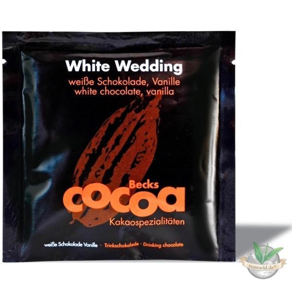 COCOA Trinkschokolade WHITE WEDDING 25 gr. *weiß / Vanille