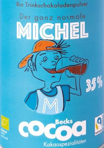 Becks Cocoa Trinkschokolade"Michel" BIO (Kakao 35%) 25 gr.